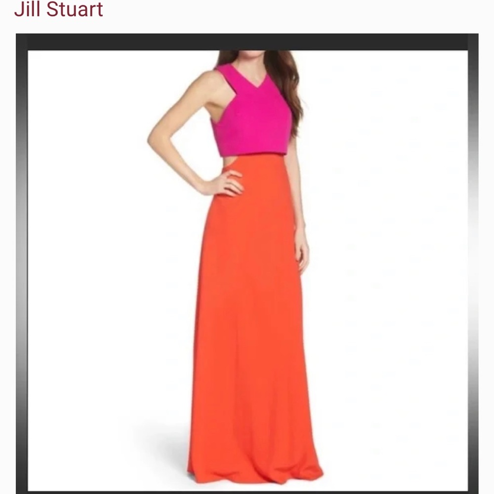 Jill Stuart cut out Popover Gown